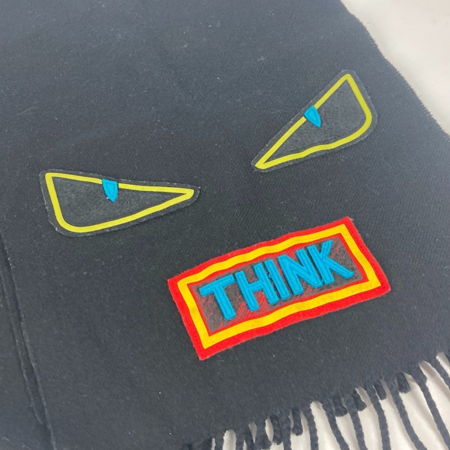 Fendi Wool Black Scarves