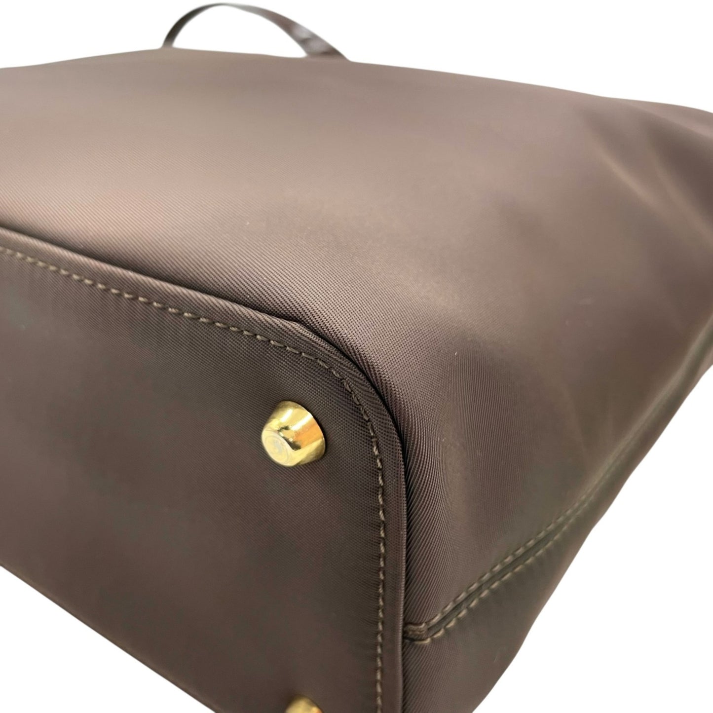 Versace Nylon Brown Shoulder Bags