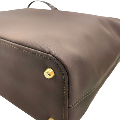 Versace Nylon Brown Shoulder Bags