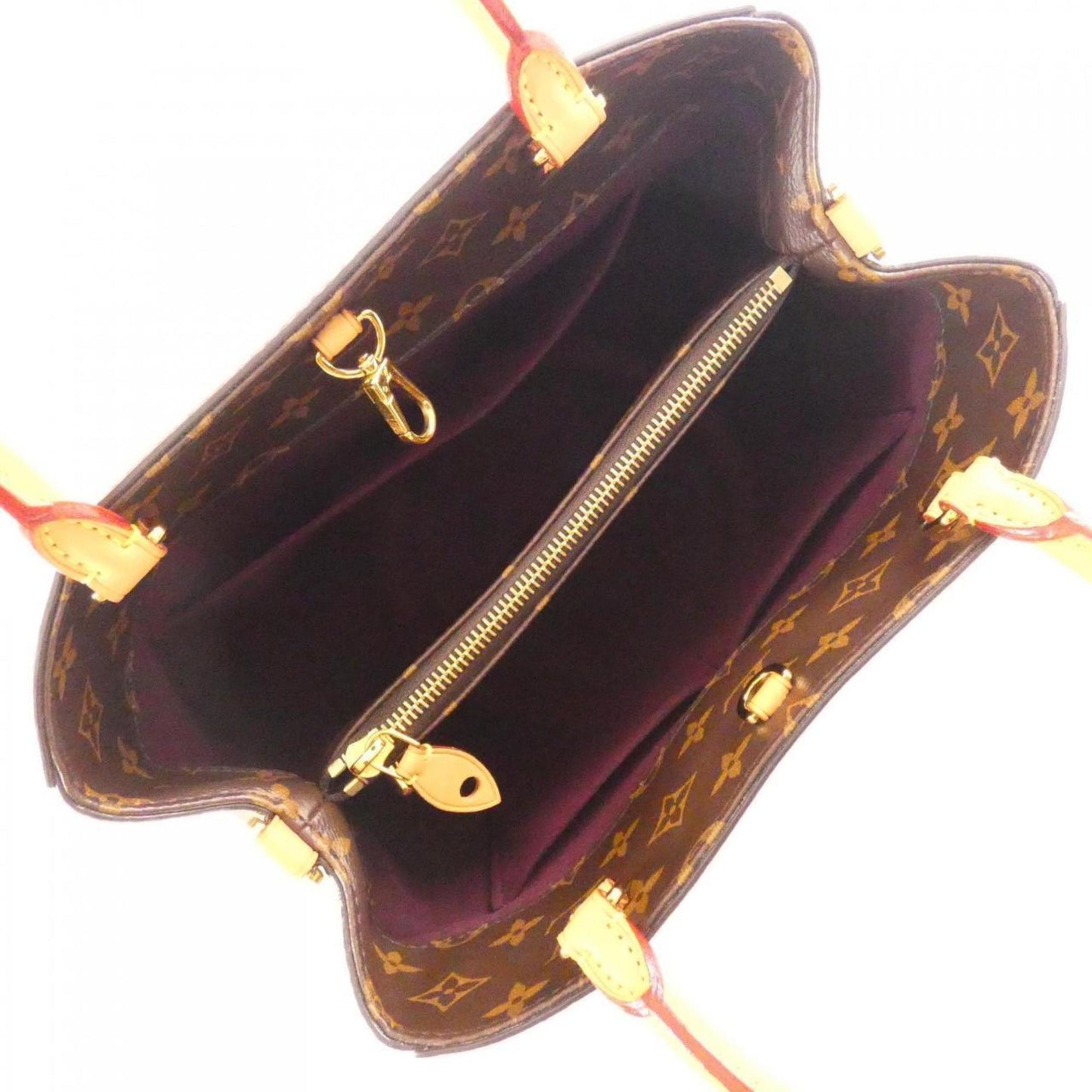 Louis Vuitton Coated Canvas Brown Handbags