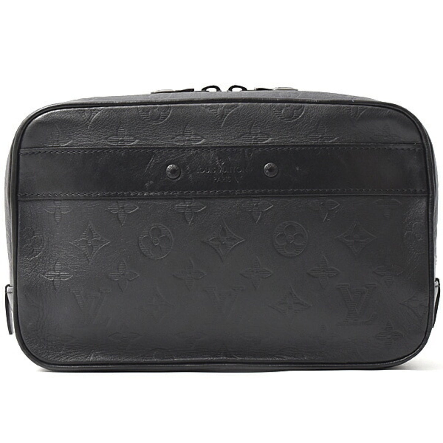 Louis Vuitton Monogram Canvas Black Clutch Bags