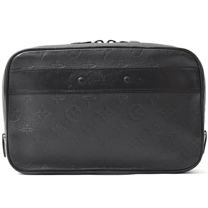 Louis Vuitton Monogram Canvas Black Clutch Bags