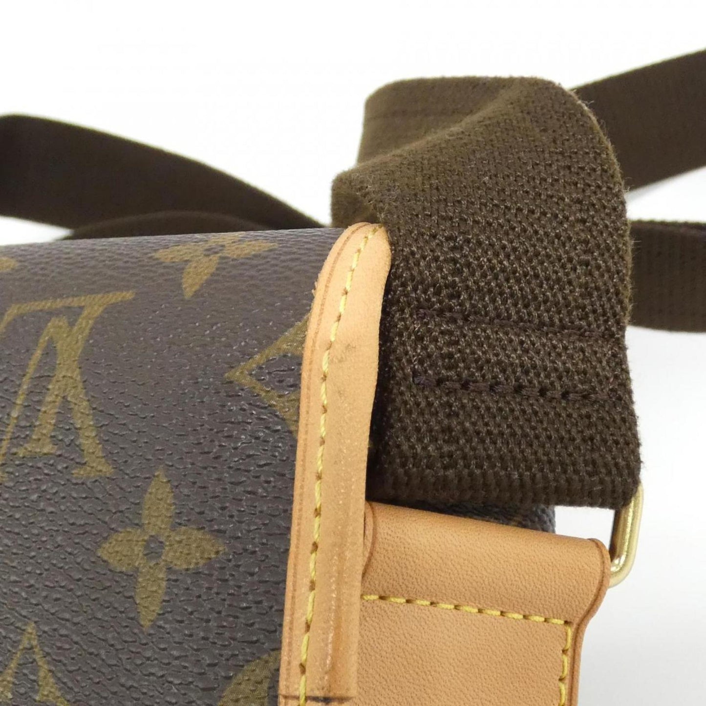 Louis Vuitton Coated Canvas Brown Shoulder Bags