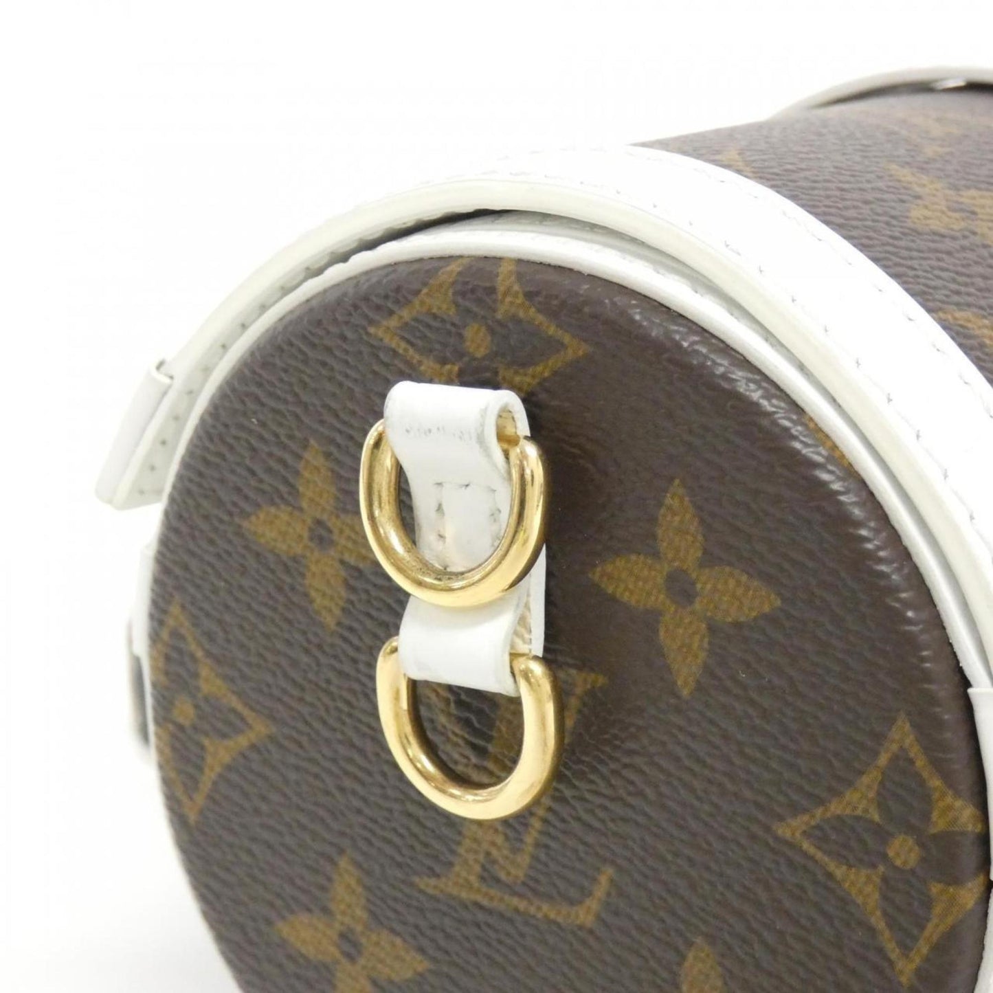 Louis Vuitton Coated Canvas White Shoulder Bags