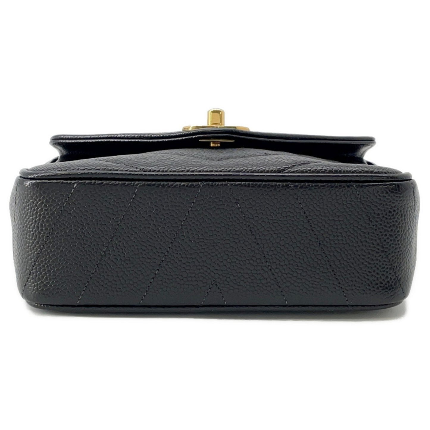 Chanel Calfskin Black Shoulder Bags