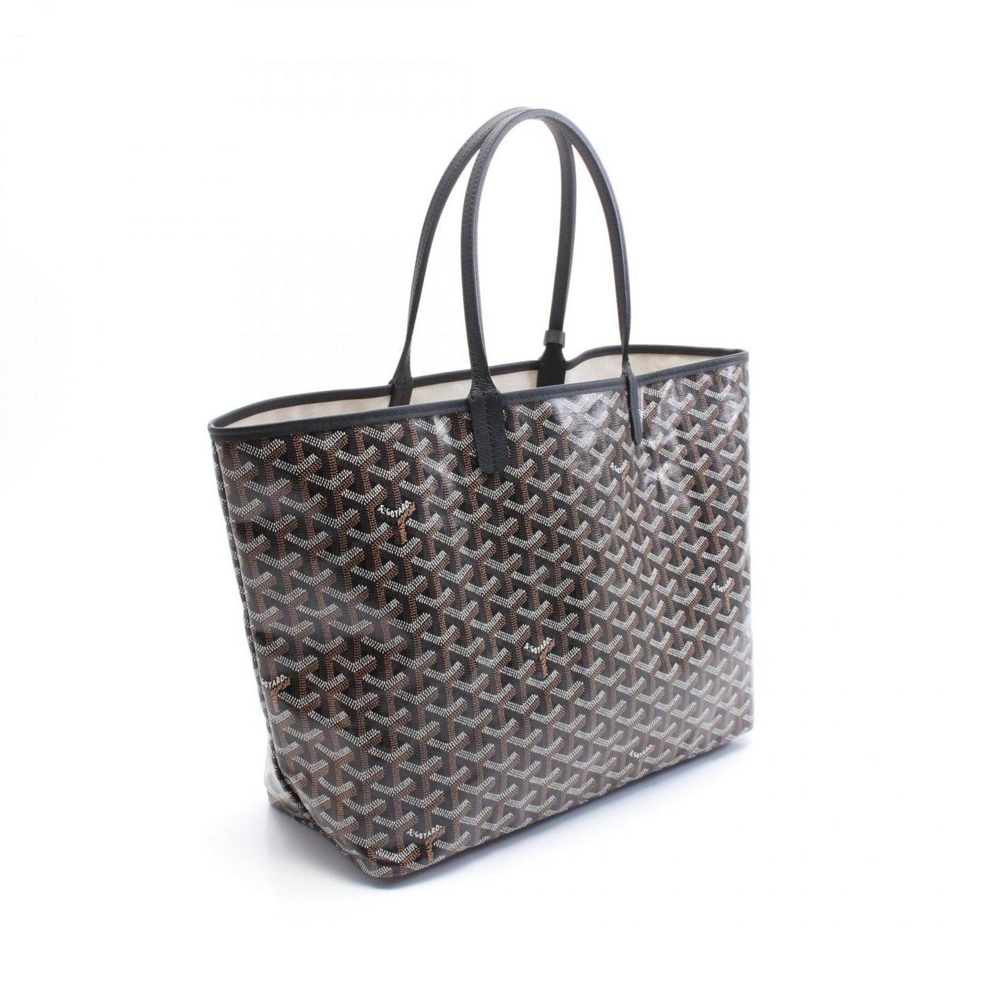 Goyard Coated Canvas Black Tote Bags