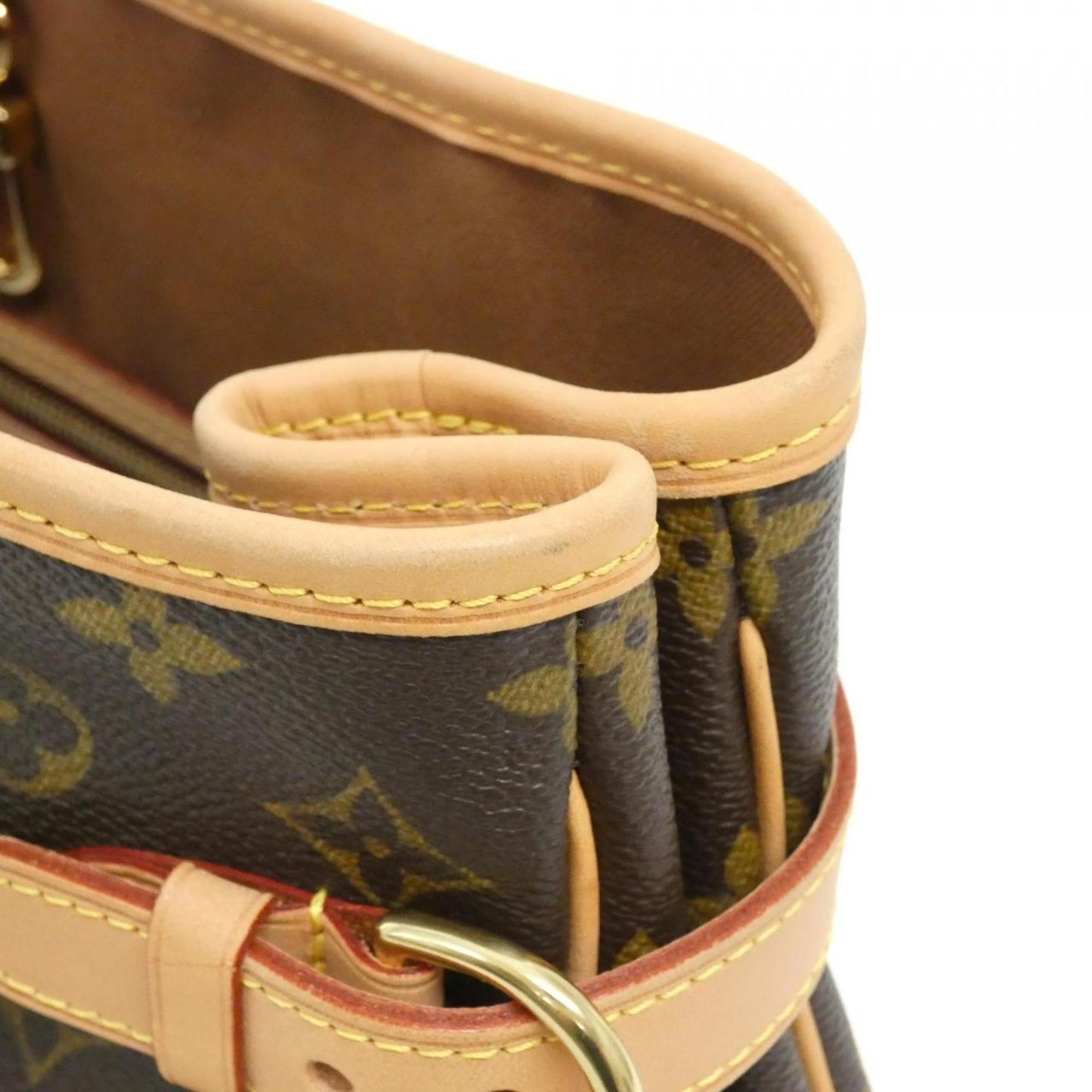 Louis Vuitton Coated Canvas Brown Handbags
