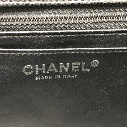 Chanel Calfskin Black Shoulder Bags