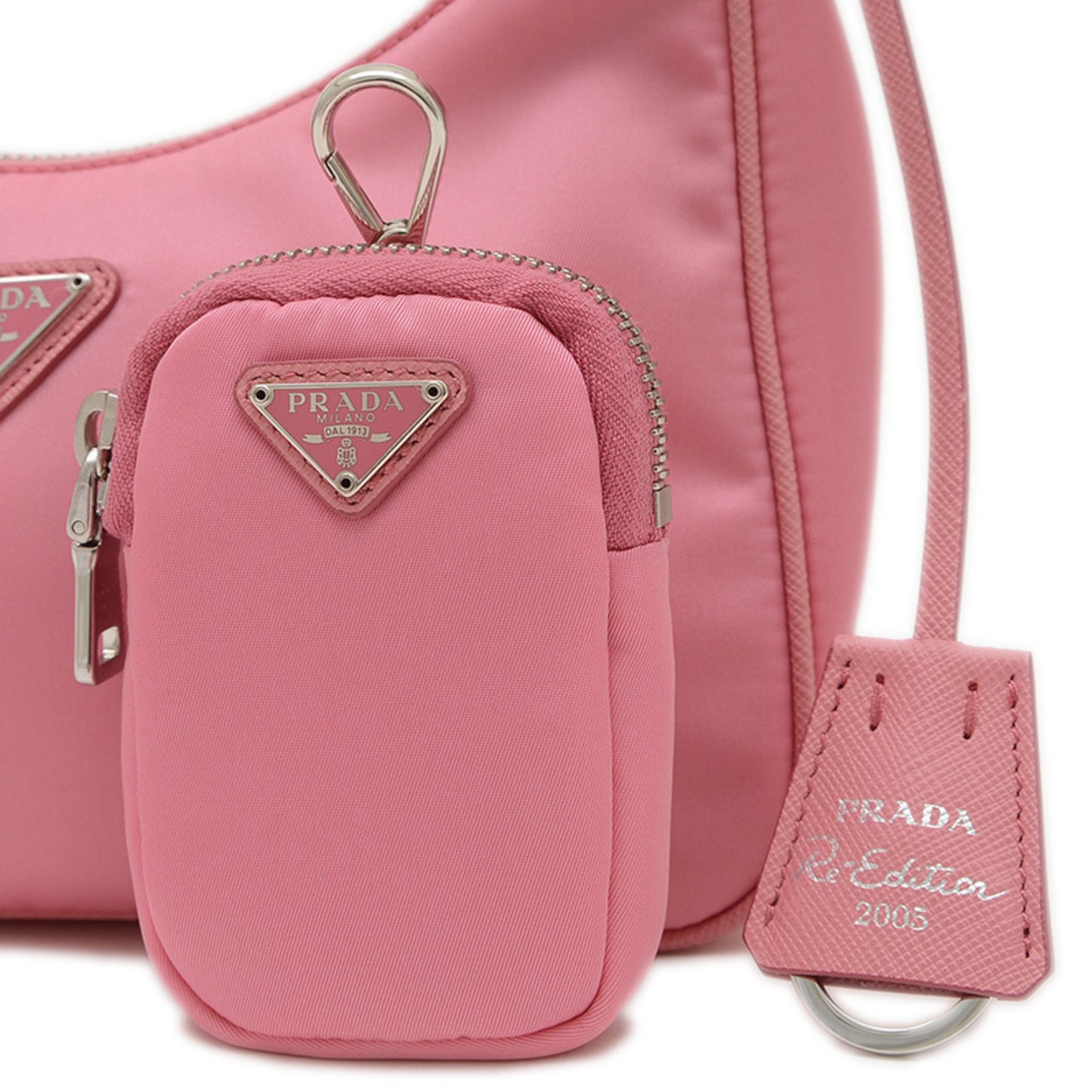 Prada Nylon Pink Shoulder Bags