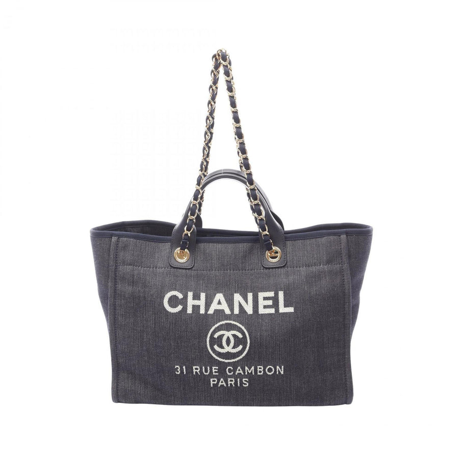 Chanel Denim Blue Tote Bags