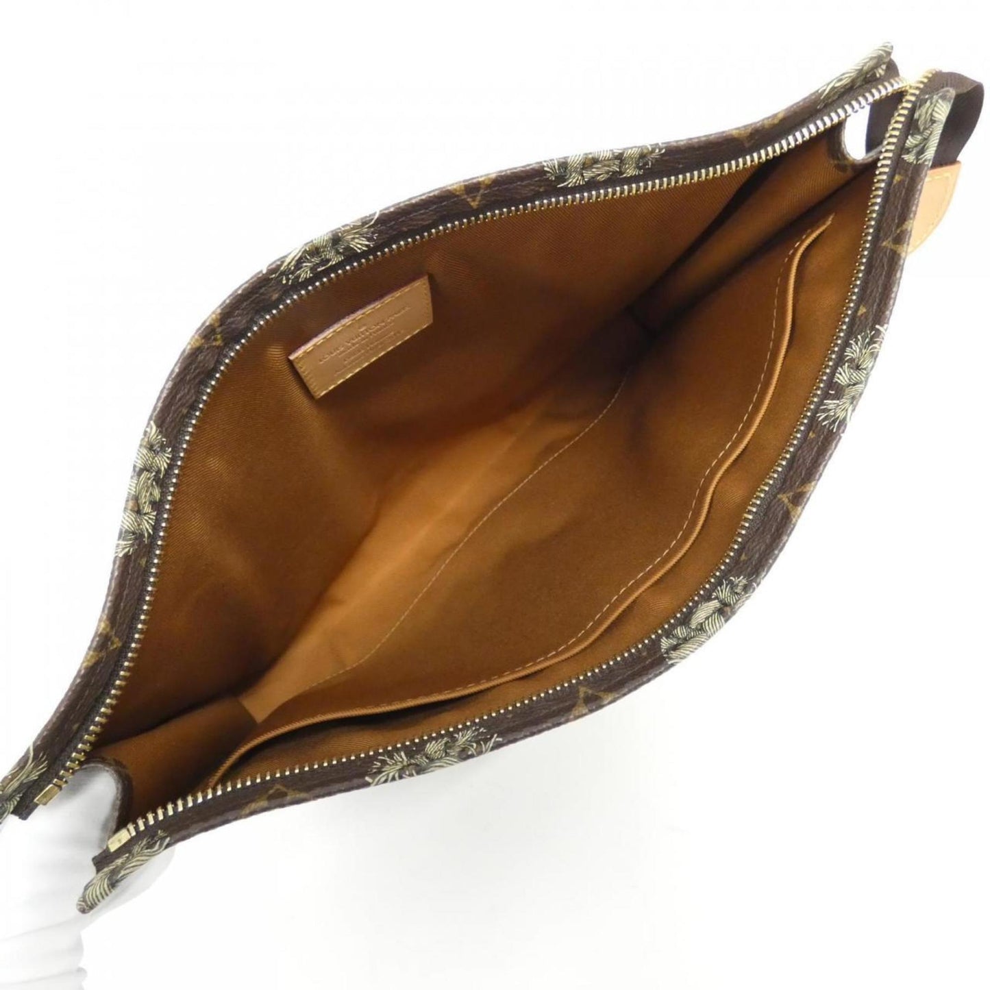 Louis Vuitton Monogram Canvas Brown Clutch Bags
