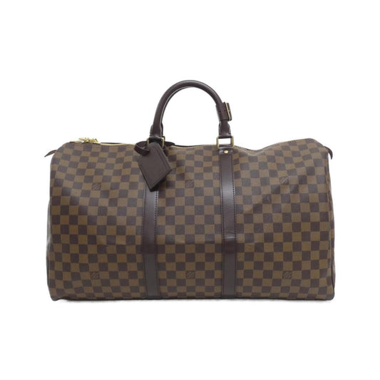 Louis Vuitton Coated Canvas Brown Travel Bags