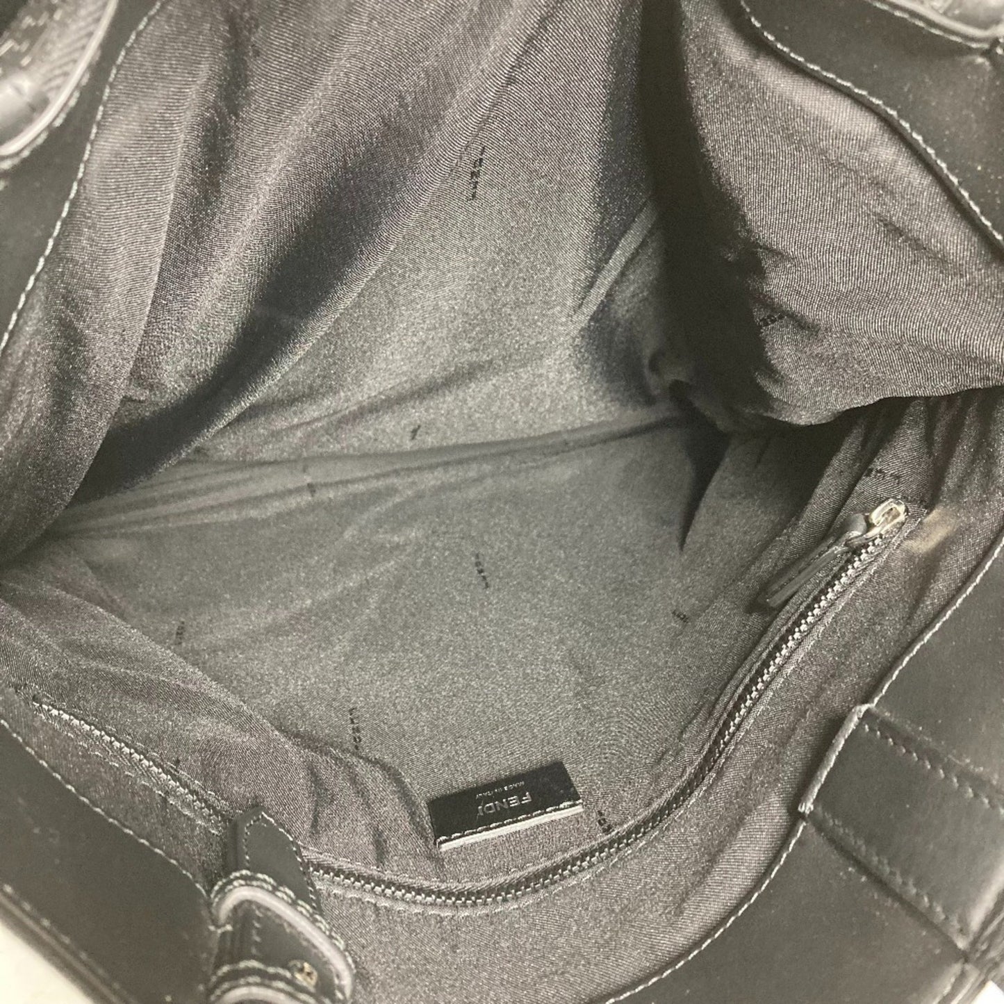 Fendi Canvas Black Shoulder Bags