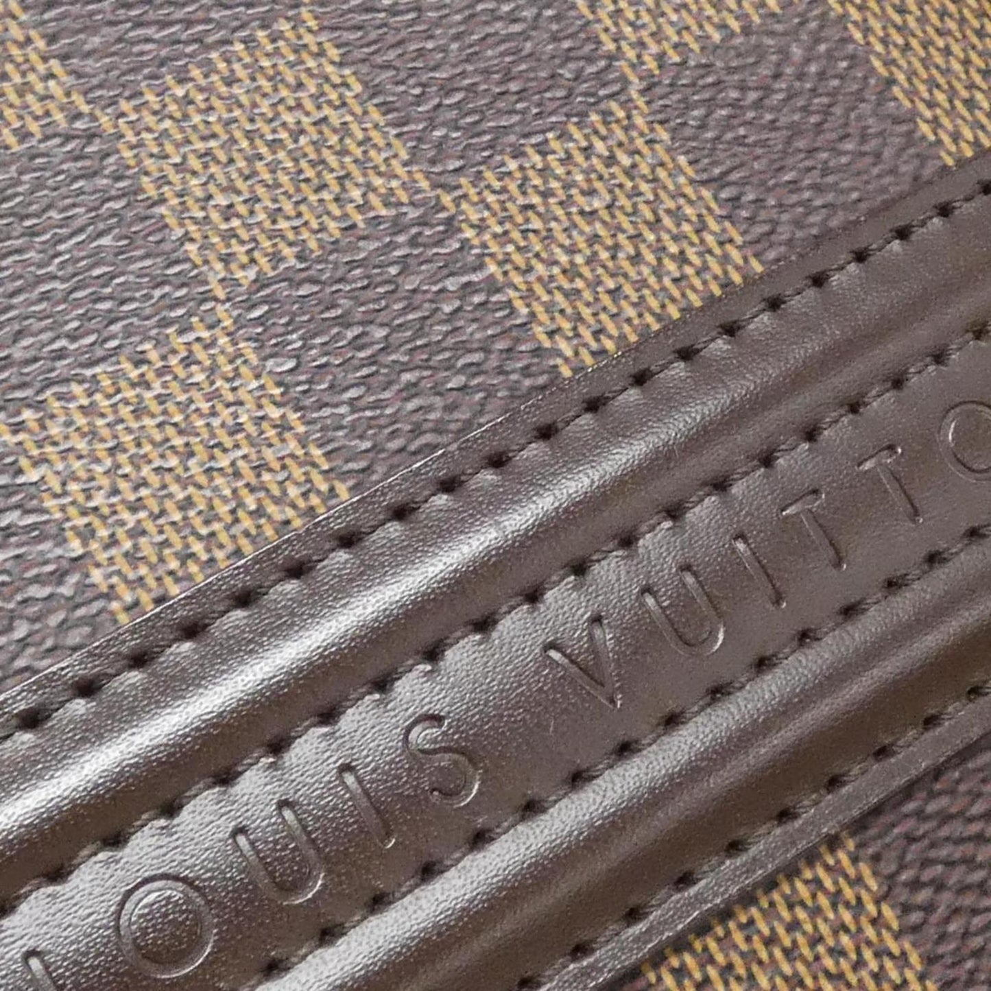Louis Vuitton Coated Canvas Brown Handbags