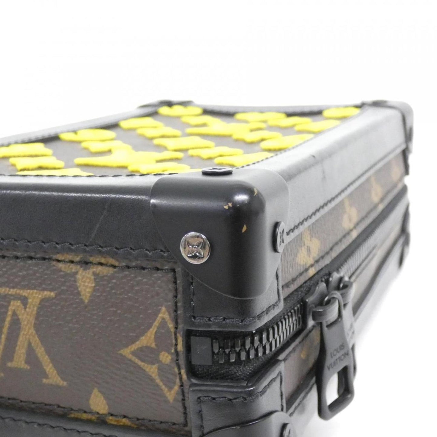 Louis Vuitton Coated Canvas Yellow Shoulder Bags