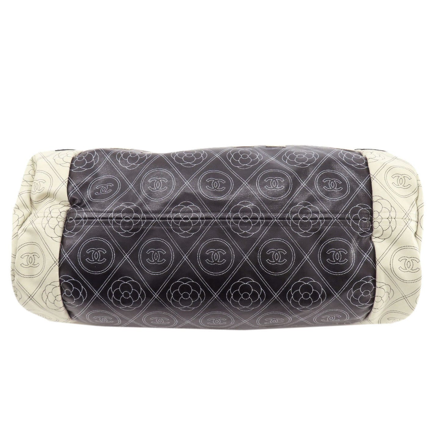 Chanel Coated Canvas Black Travel Bags