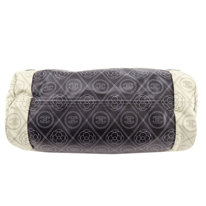Chanel Coated Canvas Black Travel Bags