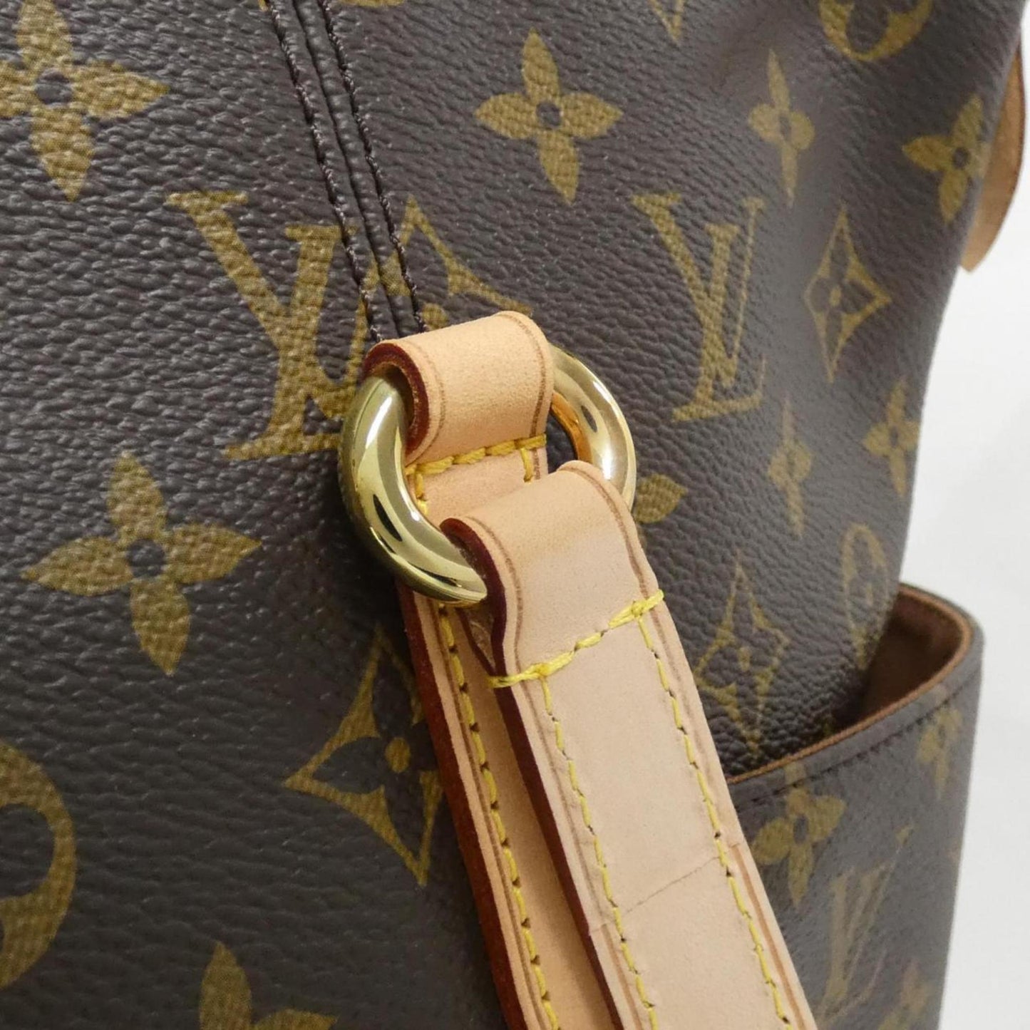 Louis Vuitton Coated Canvas Brown Handbags