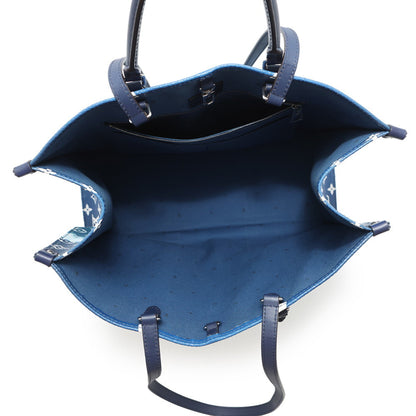 Louis Vuitton Monogram Canvas Blue Tote Bags