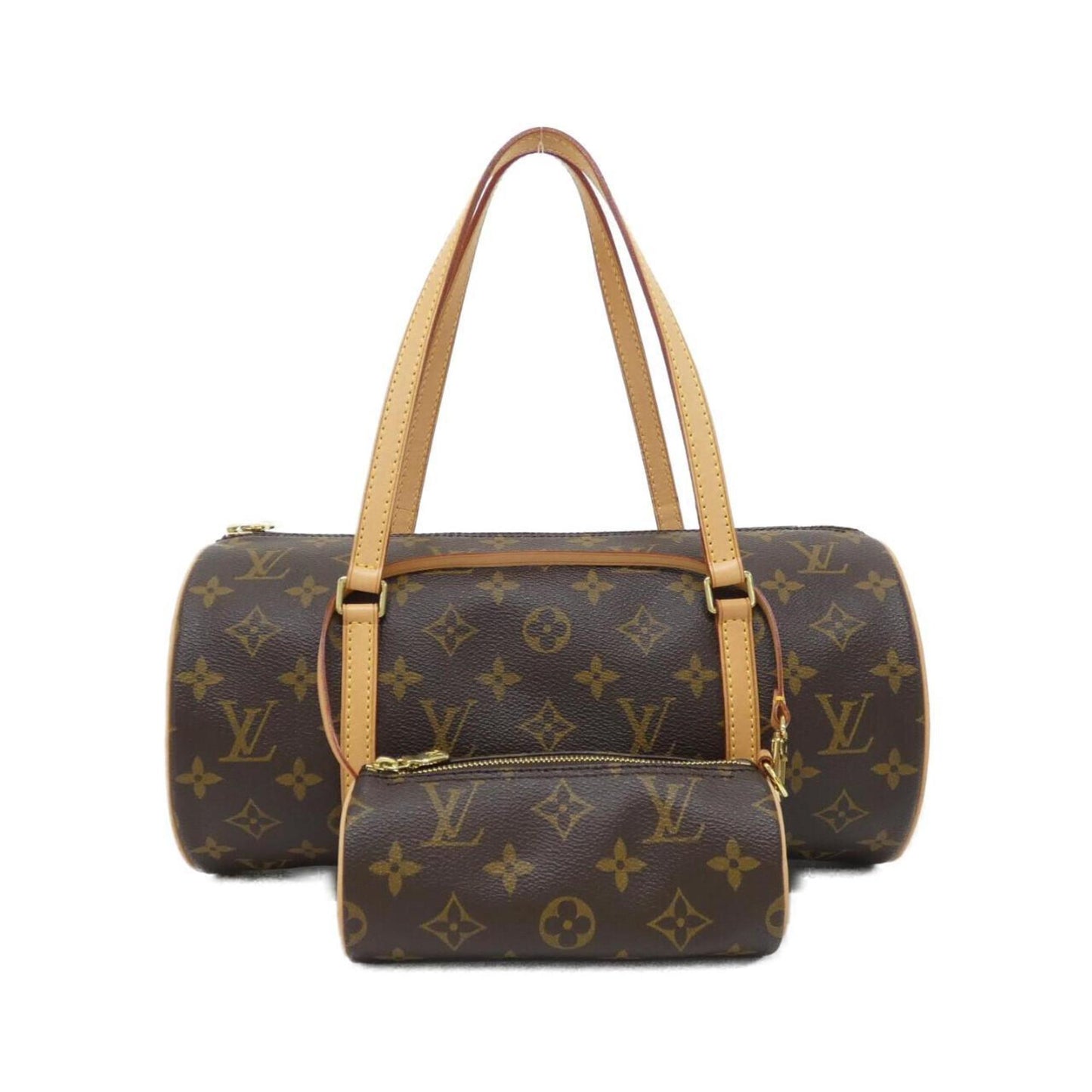 Louis Vuitton Coated Canvas Brown Handbags