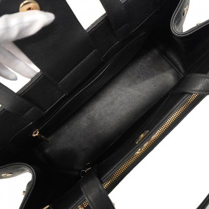 Chanel Calfskin Black Handbags