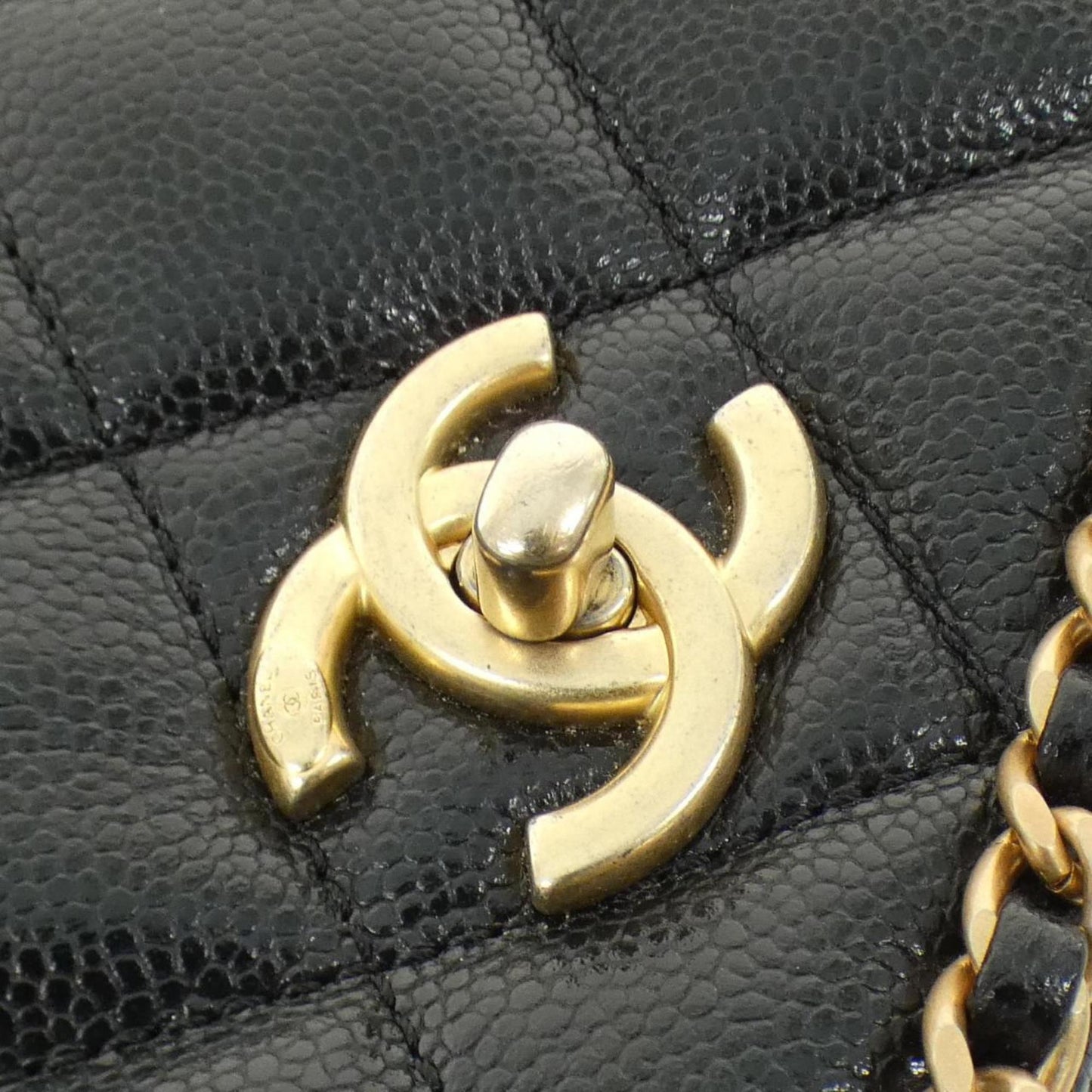 Chanel Calfskin Black Shoulder Bags