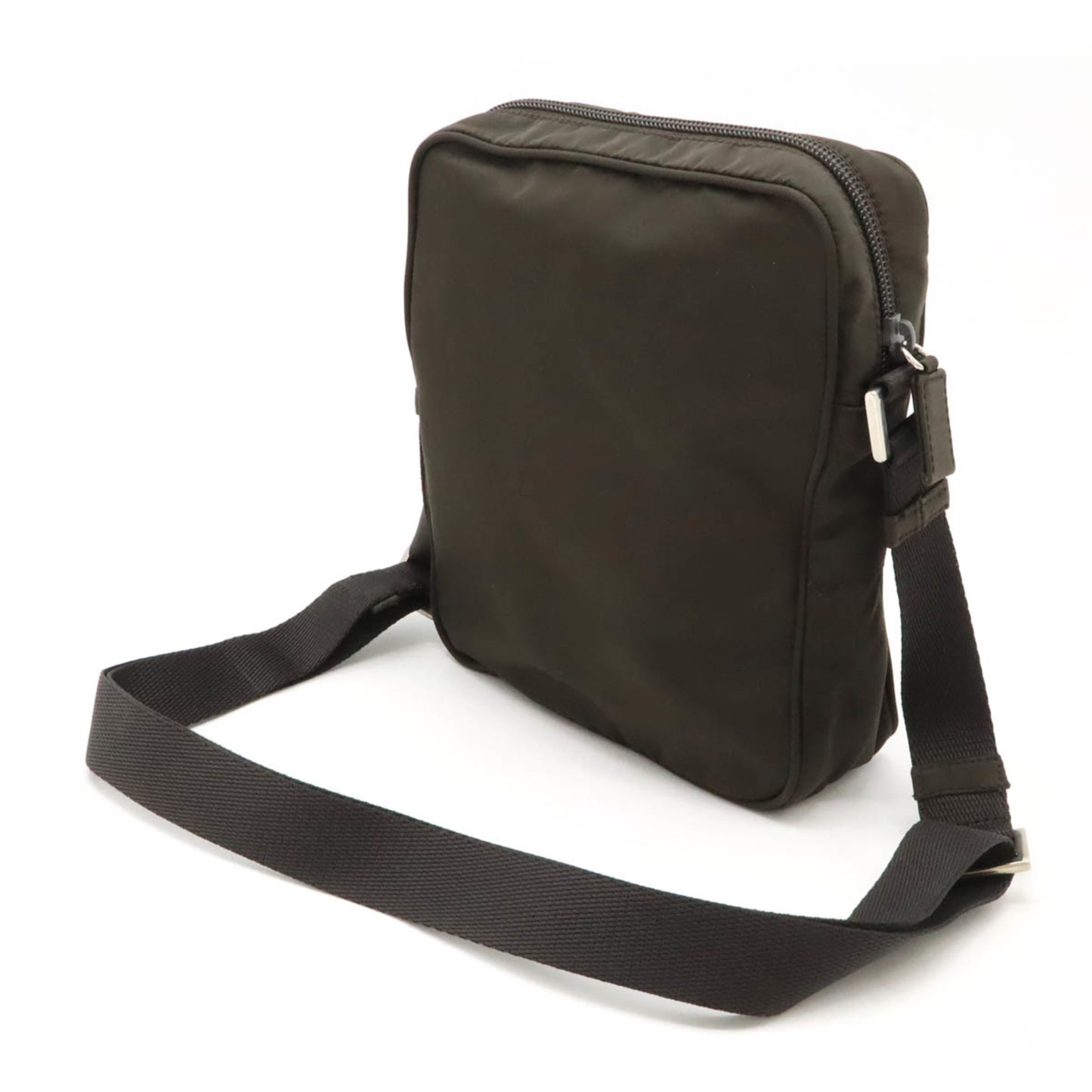 Prada Nylon Brown Shoulder Bags