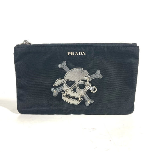 Prada Nylon Black Clutch Bags