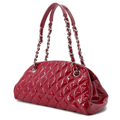 Chanel Patent Red Shoulder Bags