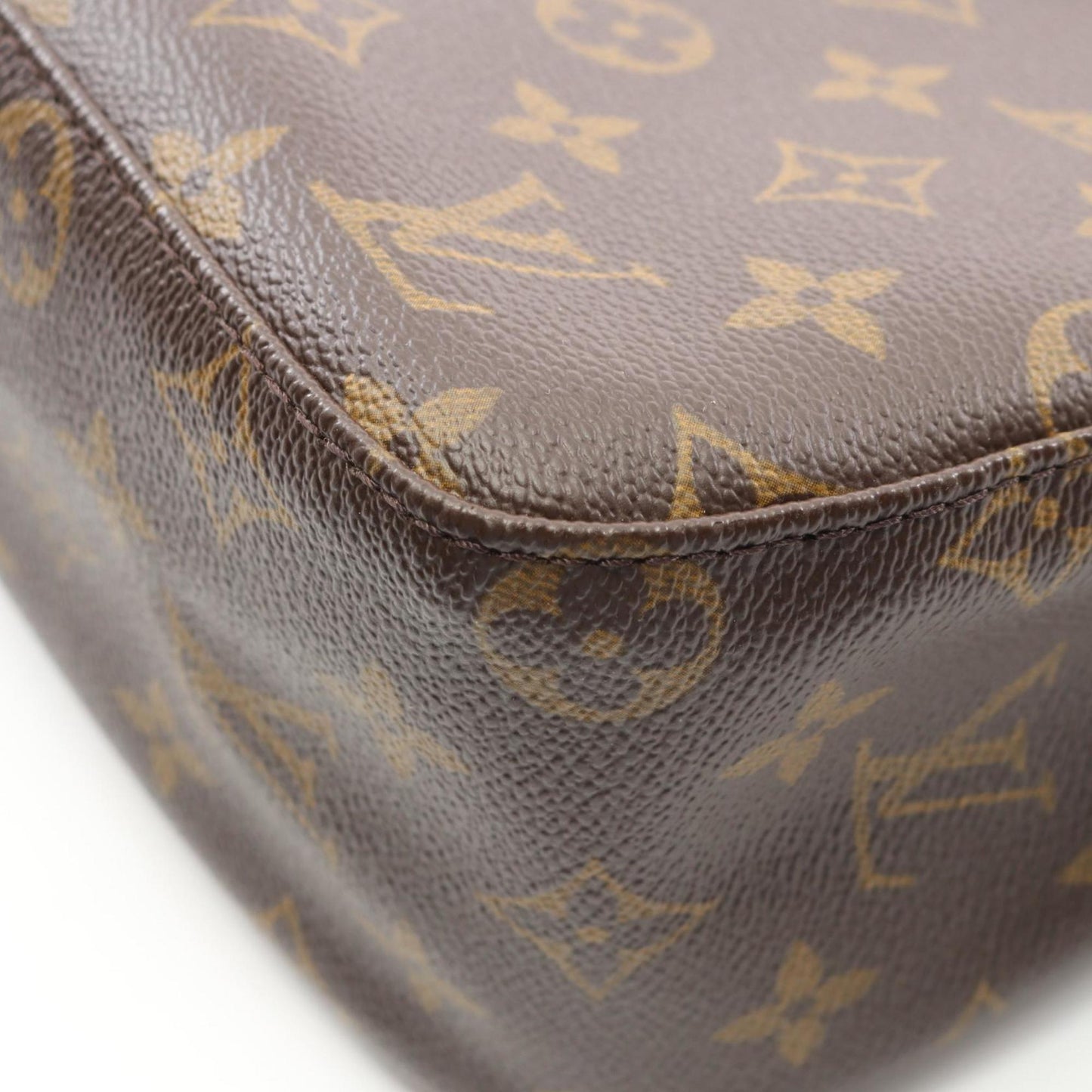 Louis Vuitton Coated Canvas Brown Shoulder Bags