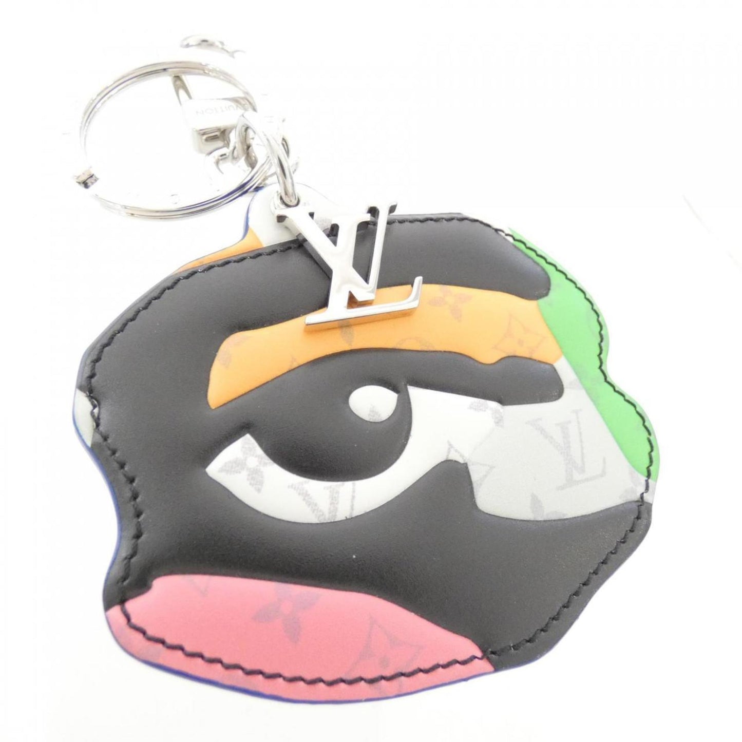 Louis Vuitton Canvas Silver Key Rings
