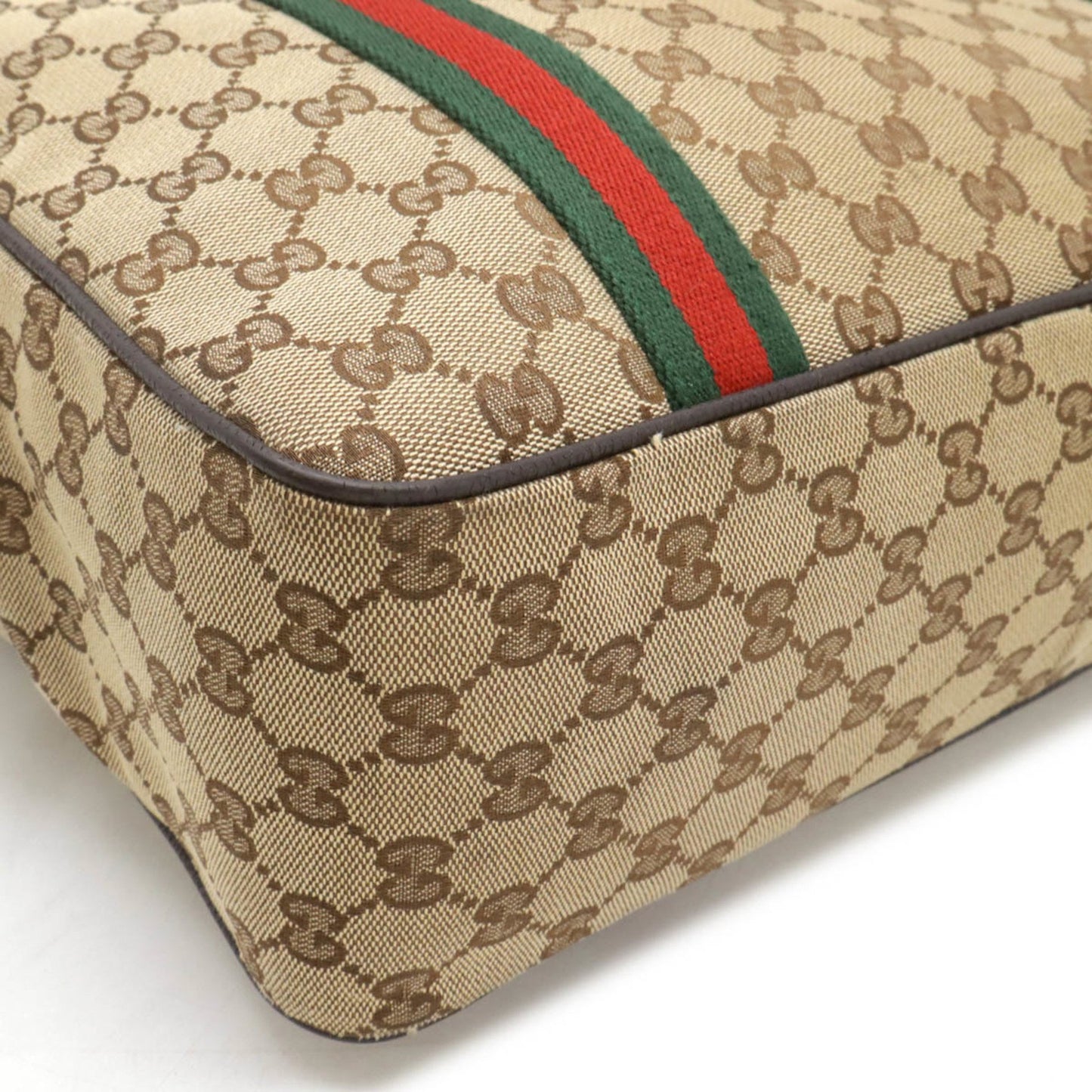 Gucci Canvas Brown Shoulder Bags