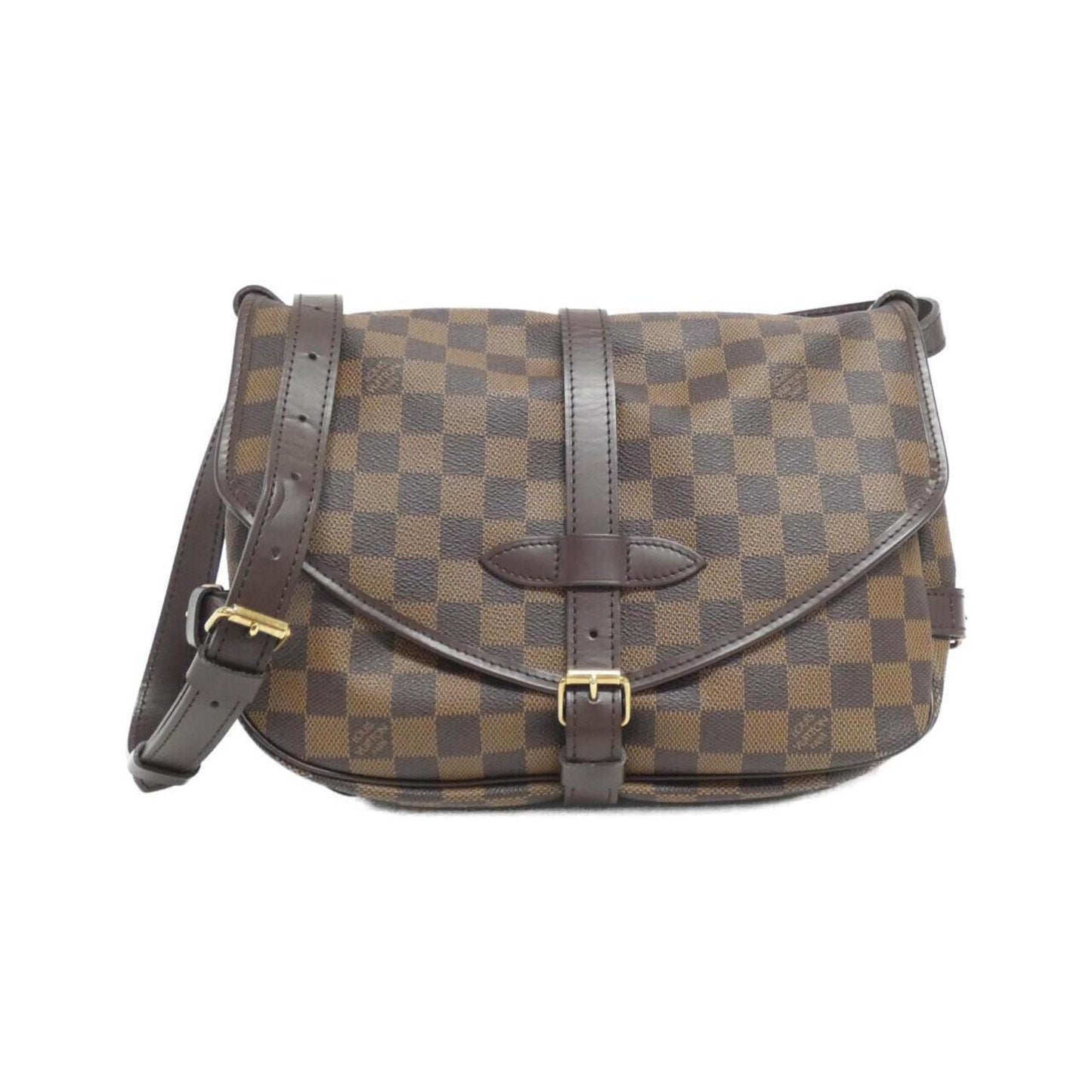 Louis Vuitton Coated Canvas Brown Shoulder Bags