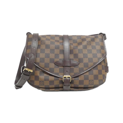 Louis Vuitton Coated Canvas Brown Shoulder Bags