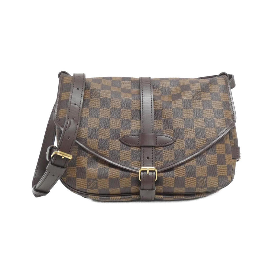 Louis Vuitton Coated Canvas Brown Shoulder Bags