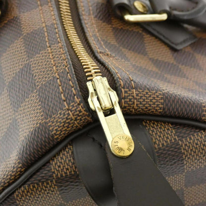 Louis Vuitton Coated Canvas Brown Travel Bags