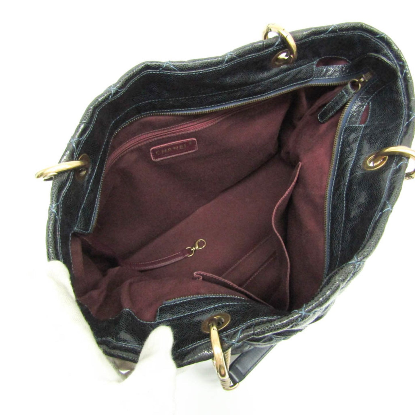 Chanel Calfskin Black Tote Bags