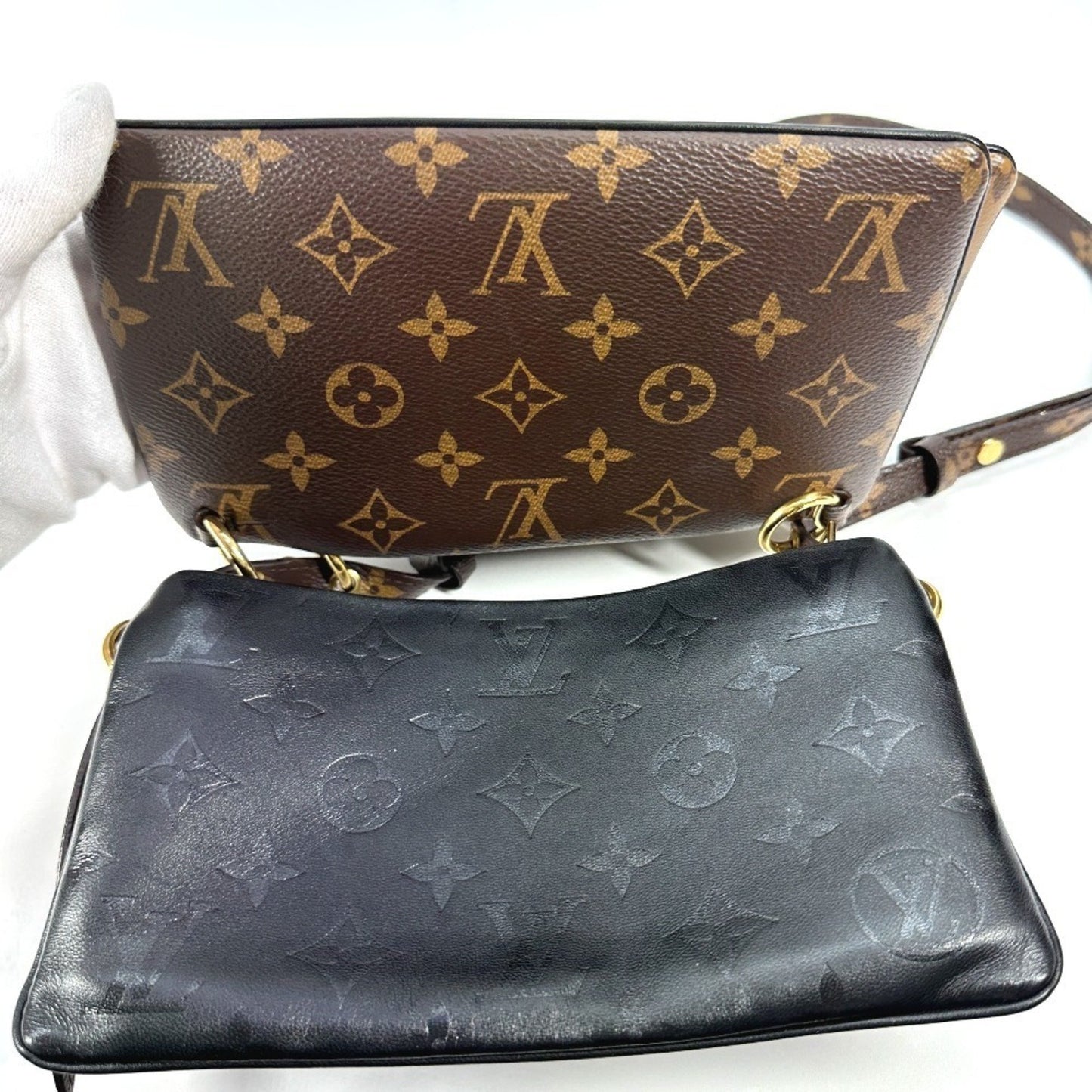 Louis Vuitton Monogram Canvas Brown Shoulder Bags