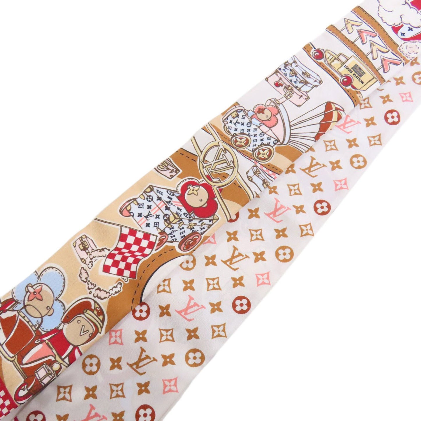 Louis Vuitton Silk Brown Scarves