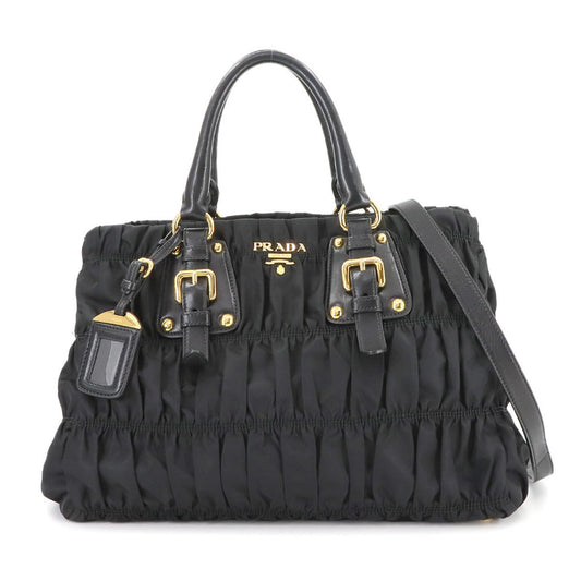 Prada Nylon Black Handbags