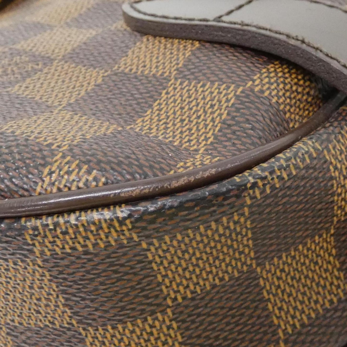 Louis Vuitton Coated Canvas Brown Shoulder Bags