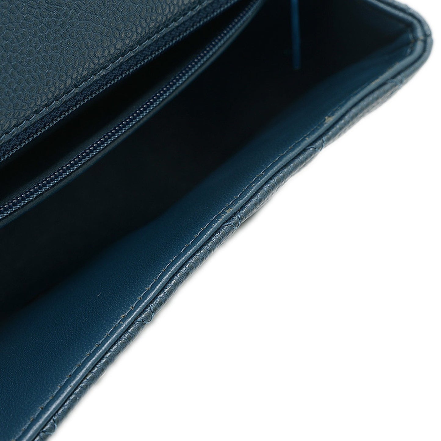 Chanel Calfskin Blue Shoulder Bags