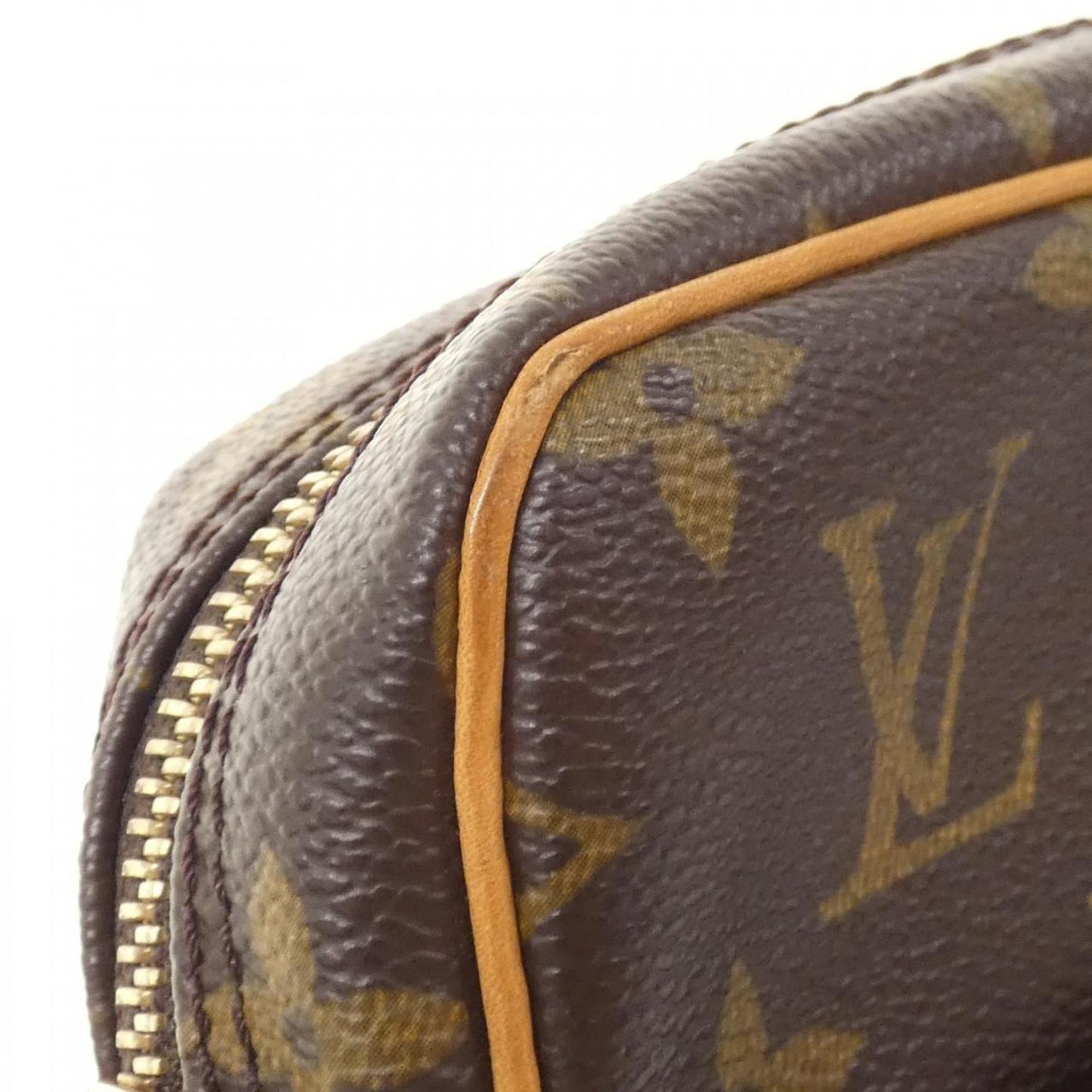 Louis Vuitton Coated Canvas Brown Shoulder Bags