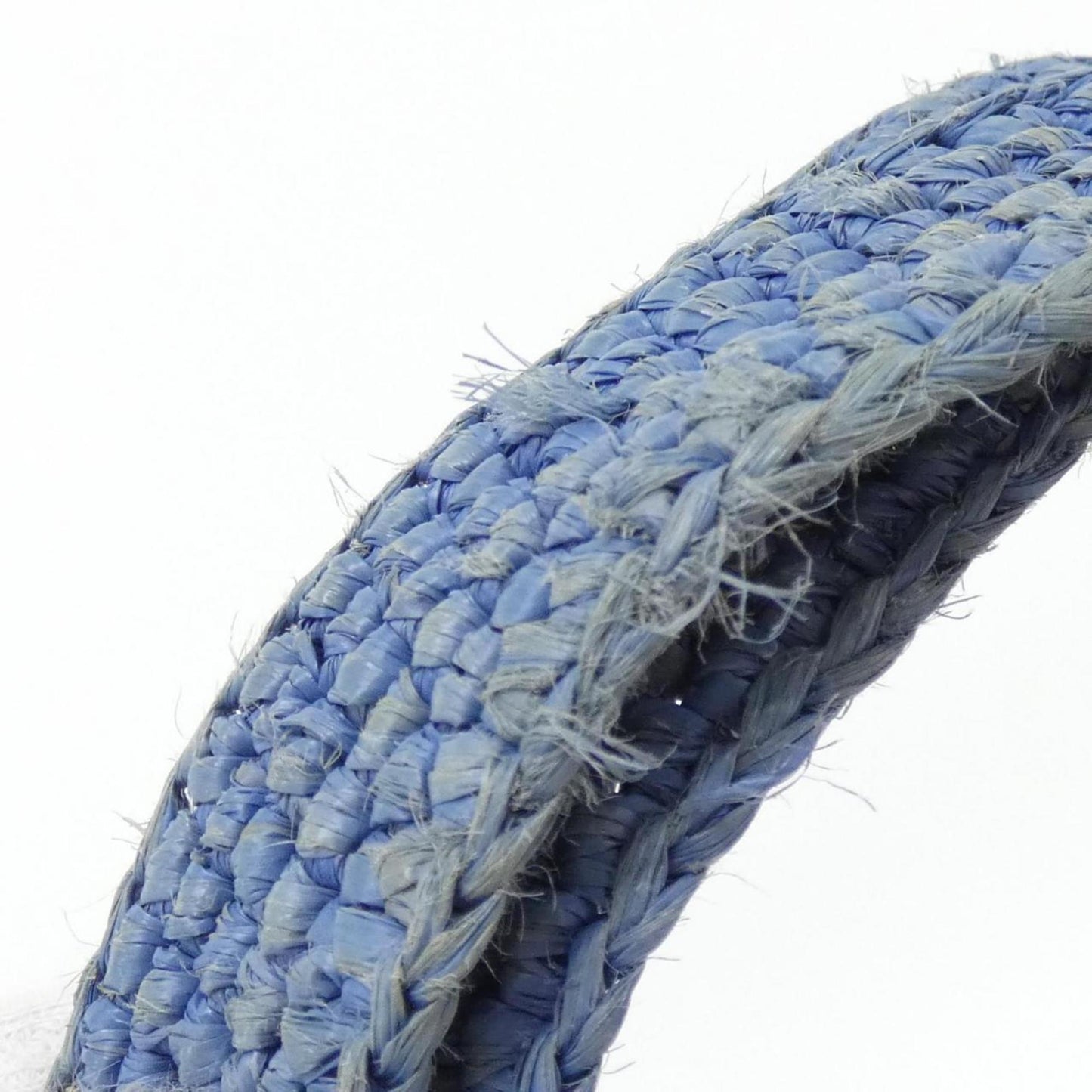 Loewe Woven Fabric Blue Handbags