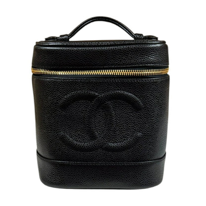 Chanel Calfskin Black Handbags