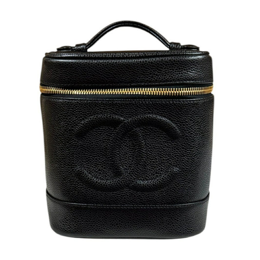 Chanel Calfskin Black Handbags