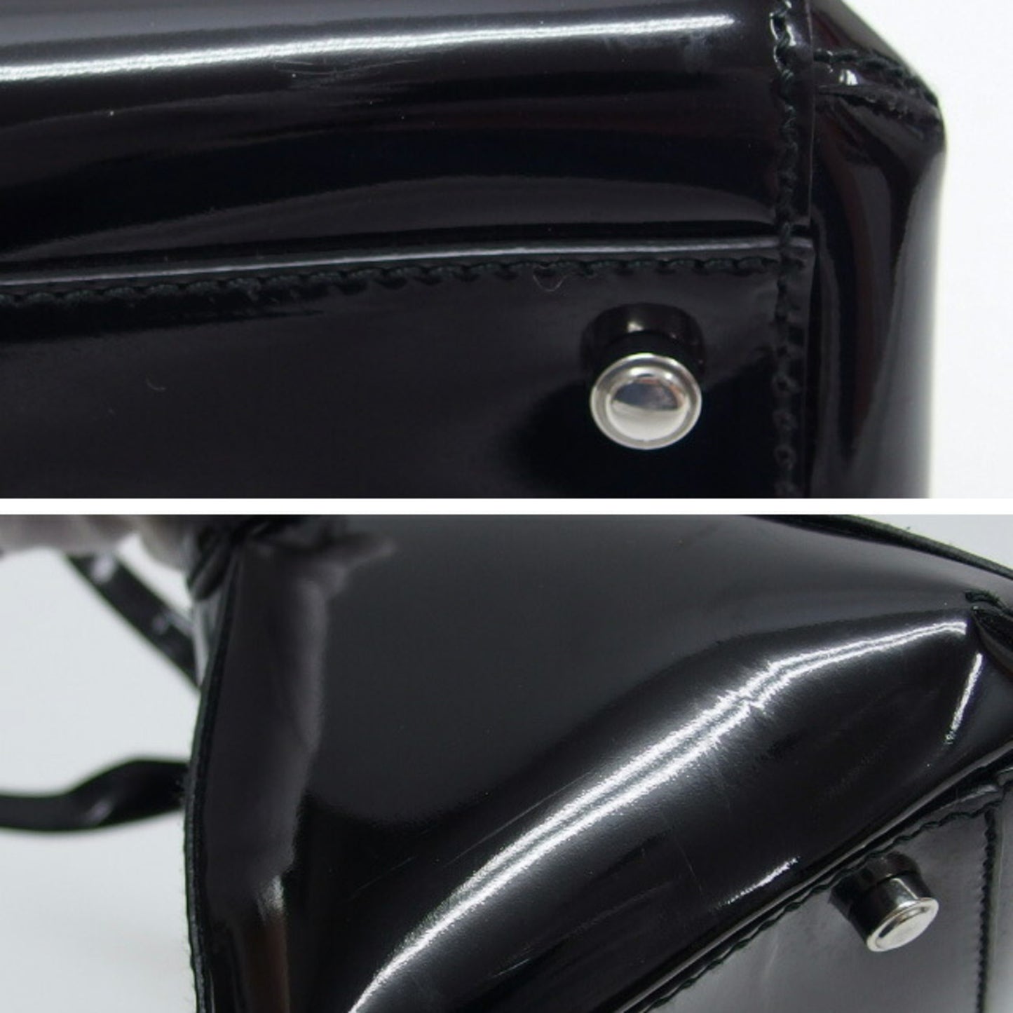 Cartier Patent Black Handbags