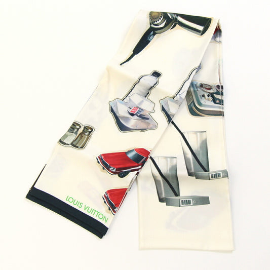 Louis Vuitton Silk Black Scarves