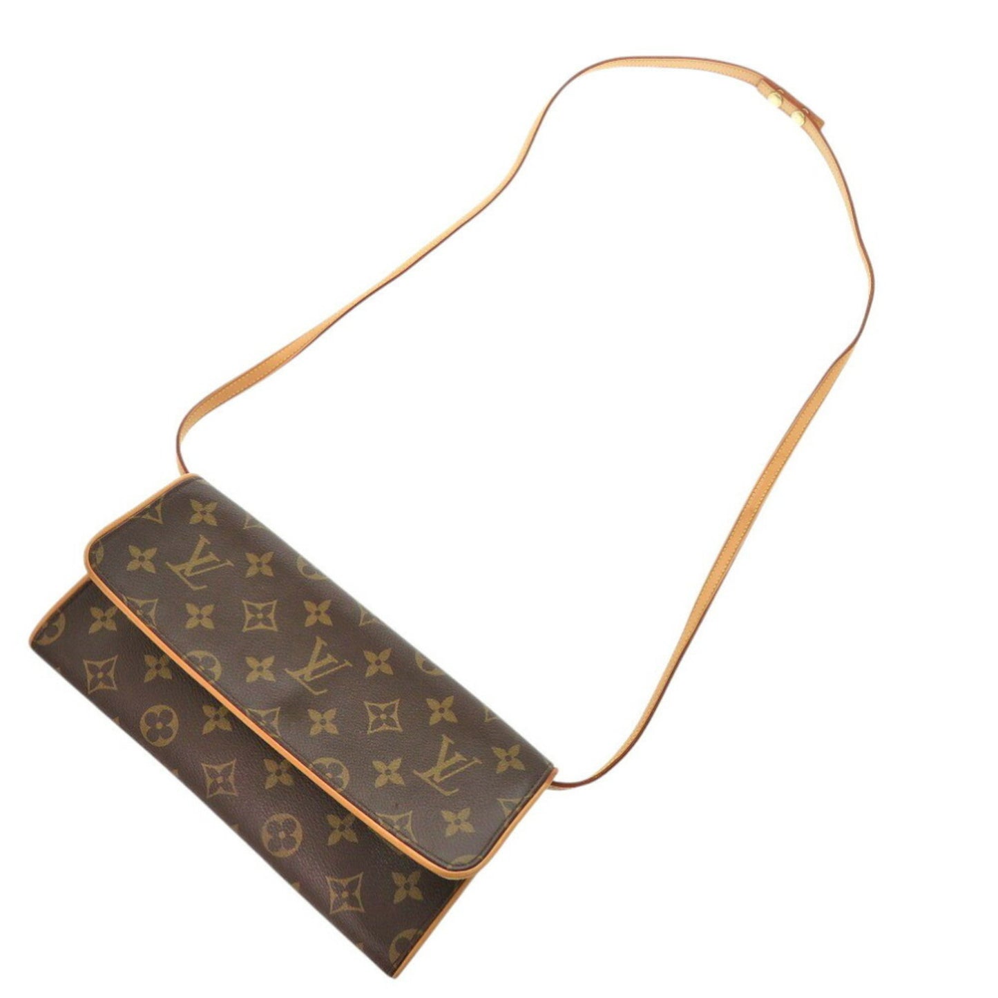 Louis Vuitton Monogram Canvas Brown Shoulder Bags