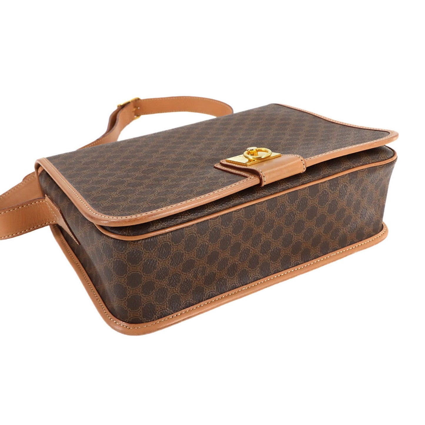 Celine Pvc Brown Shoulder Bags